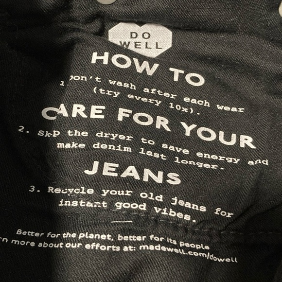 MADEWELL The High-Rise Slim Crop Boyjean 24 Black •15059• - Picture 4 of 10